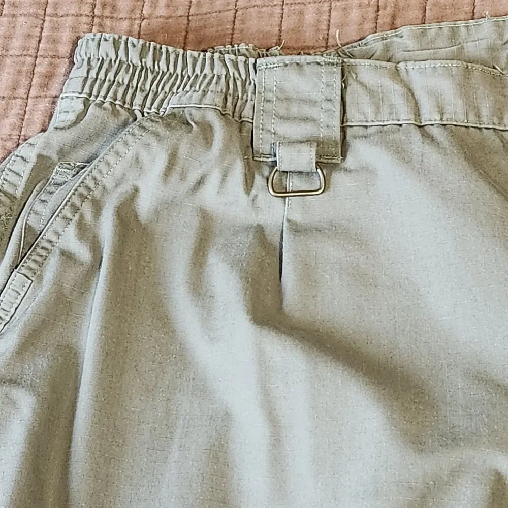 Propper Pants Mens 44x32 Green Tactical Double Knee Ripstop Teflon Cargo